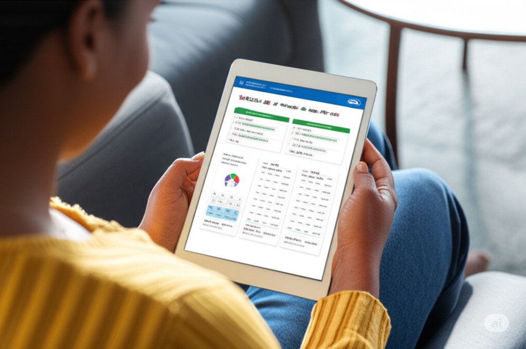 Person using Preslify app on a tablet